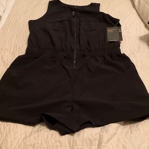 Ava & Viv Black Sleeveless Romper
